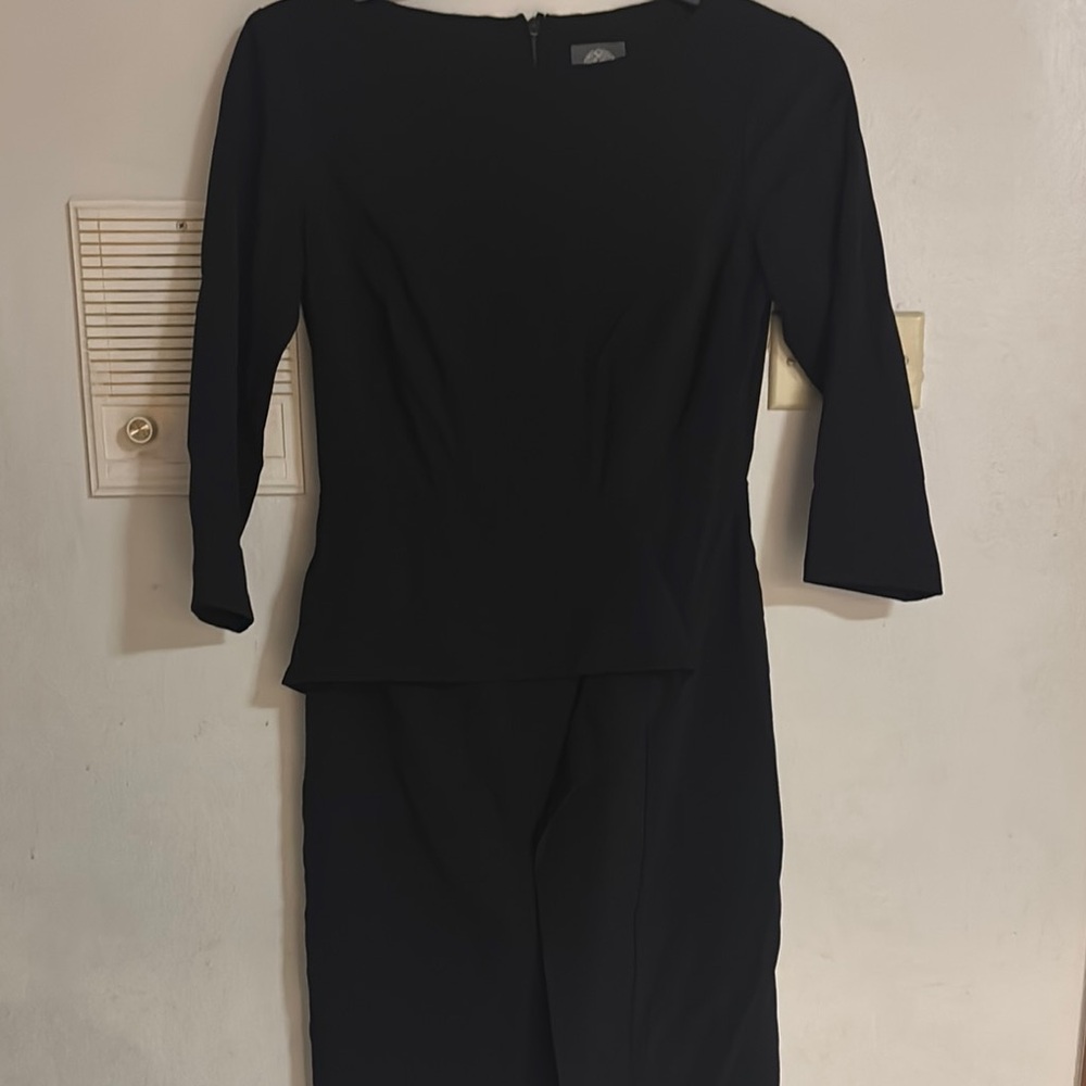 Vince Camuto Classic Black Midi Dress